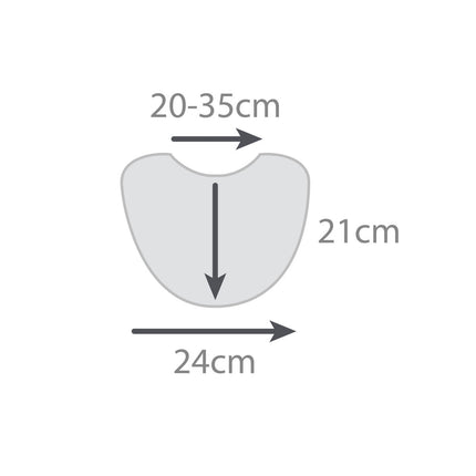 Silly Billyz Slabbetje Large White Sand koop je bij Babywinkel