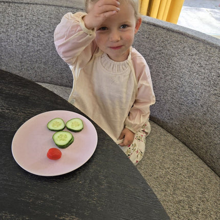 Silly Billyz Slabbetje Large White Sand koop je bij Babywinkel