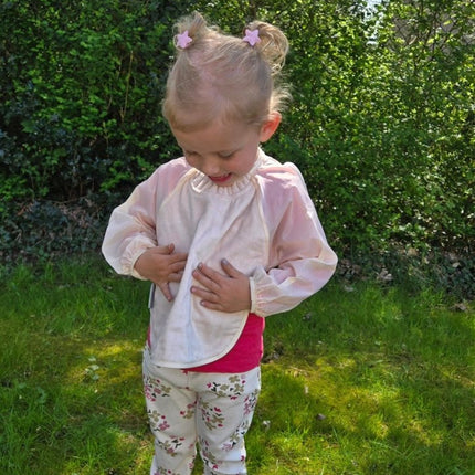 Silly Billyz Slabbetje Large White Sand koop je bij Babywinkel