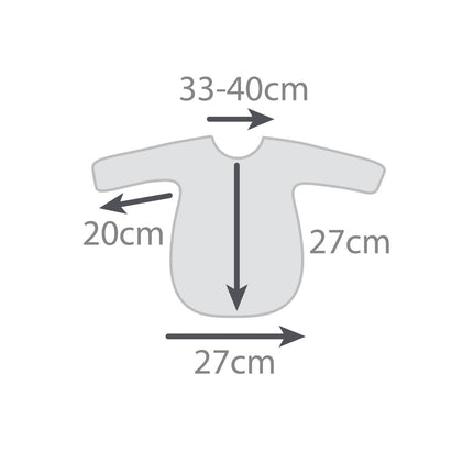 Silly Billyz Slabbetje Small Met Lange Mouwen White Sand koop je bij Babywinkel