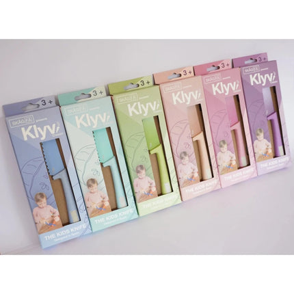 SKÅGFÄ KLYV Classic Kidssafe Mes Cornflower koop je bij Babywinkel