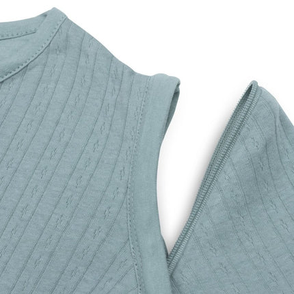 Jollein Slaapzak Baby Afritsbare Mouw Rond Ajour - Sea Green koop je bij Babywinkel