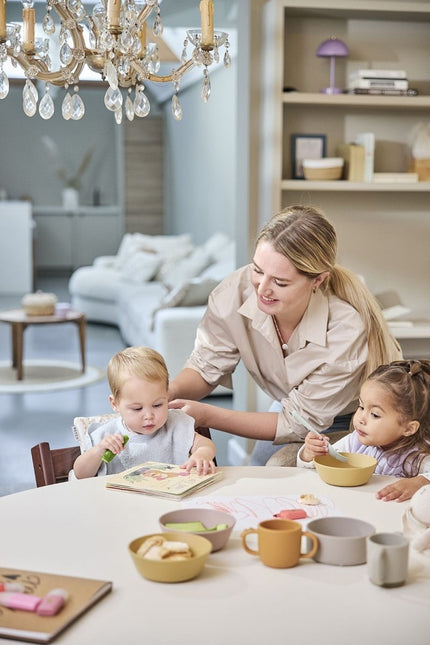 Meyco Slabbetje Wavy Grey Blue 2St koop je bij Babywinkel