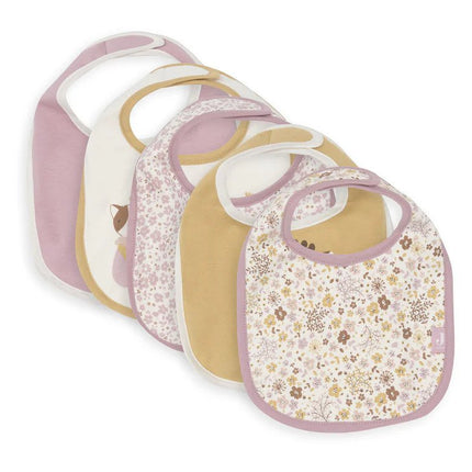 Jollein Slabbetje Flower Fairies Waterproef 5St koop je bij Babywinkel