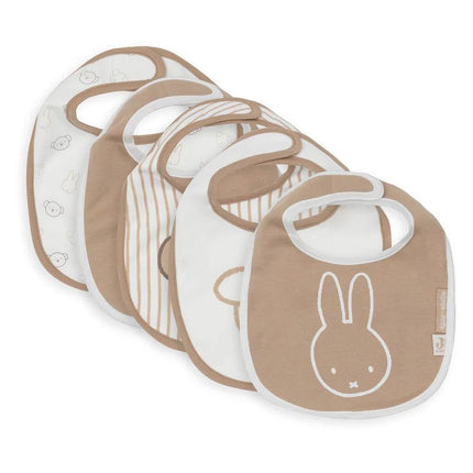 Jollein Slabbetje Miffy Heads Waterproef 5St koop je bij Babywinkel