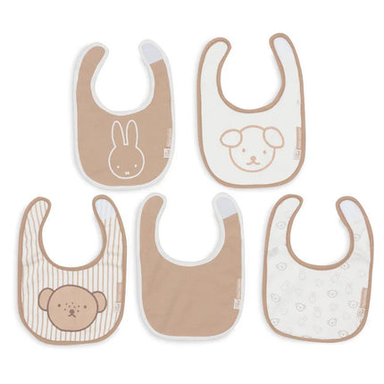 Jollein Slabbetje Miffy Heads Waterproef 5St koop je bij Babywinkel