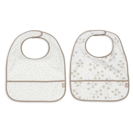 Jollein Slabbetje Leafy Dreams Waterproef 2St koop je bij Babywinkel