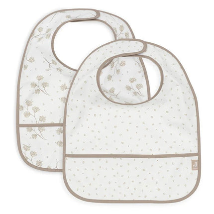 Jollein Slabbetje Leafy Dreams Waterproef 2St koop je bij Babywinkel
