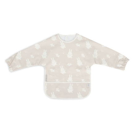 Jollein Slabbetje Waterproof Met Mouw Miffy & Snuffy Nougat koop je bij Babywinkel