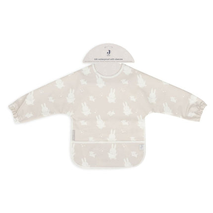 Jollein Slabbetje Waterproof Met Mouw Miffy & Snuffy Nougat koop je bij Babywinkel