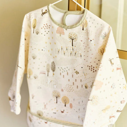 Jollein Slabbetje Met Mouw Tiny Park Waterproef koop je bij Babywinkel