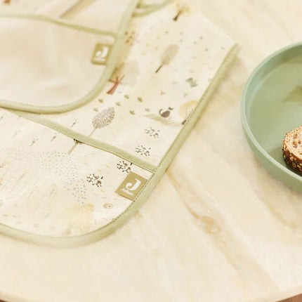 Jollein Slabbetje Tiny Park Waterproef 2St koop je bij Babywinkel