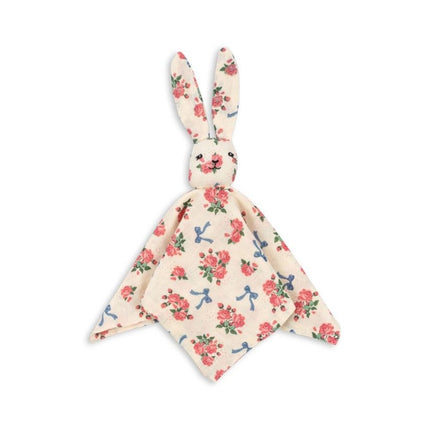 Konges Slojd Knuffeldoekje Sleepy Rabbit Stripe Blue koop je bij Babywinkel