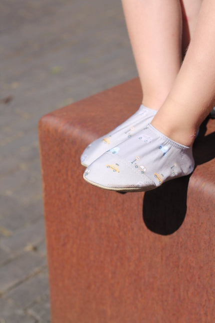 Slipstop Waterschoentjes Cars Naturel Boys koop je bij Babywinkel