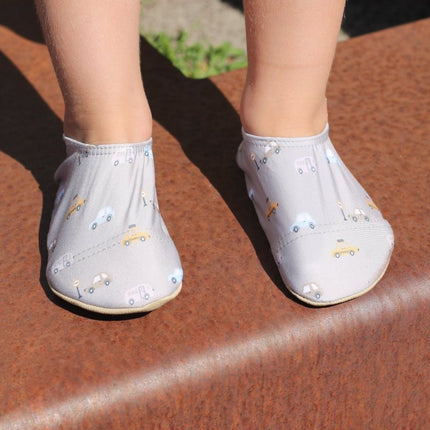 Slipstop Waterschoentjes Cars Naturel Boys koop je bij Babywinkel