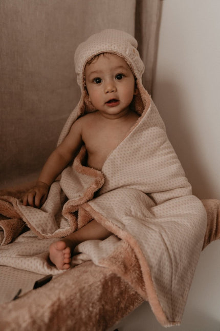 Snoozebaby Aankleedkussenhoes Happy Dressing Milky Rust 45x70cm koop je bij Babywinkel