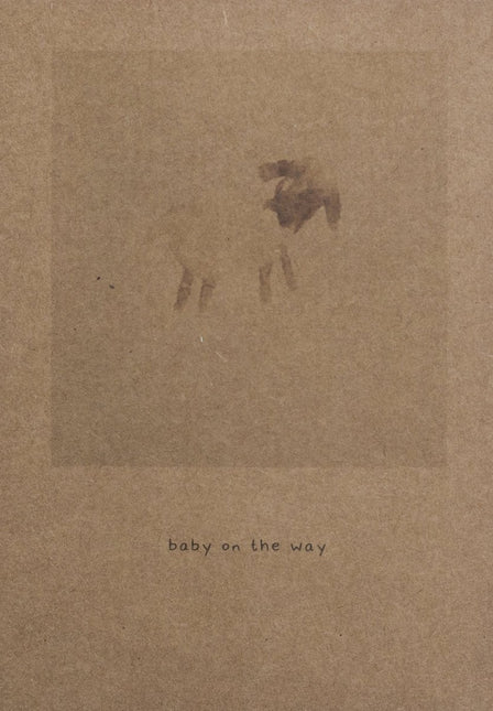 Snoozebaby Giftset Knuffeldoekje en Geboortekaartje Toffee koop je bij Babywinkel