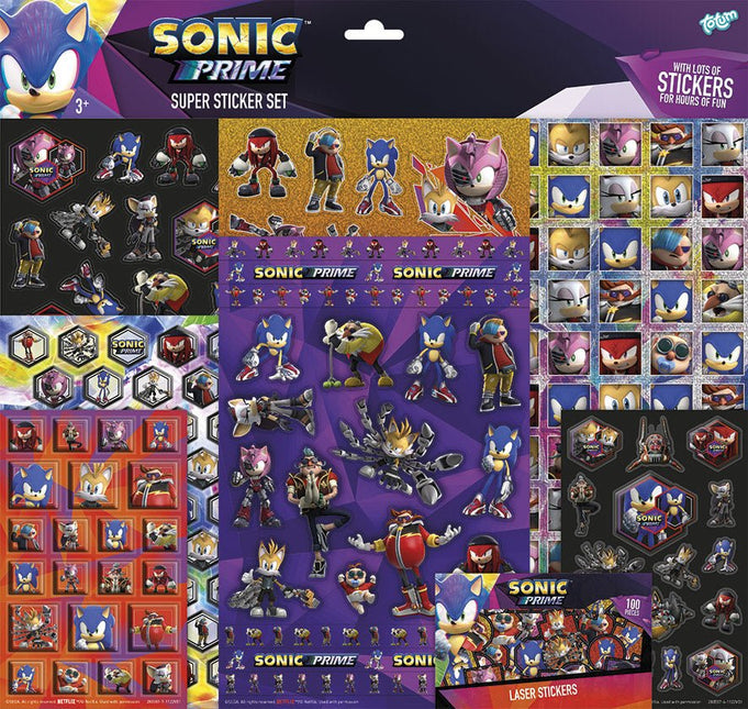 Sonic Stickerset Groot koop je bij Babywinkel