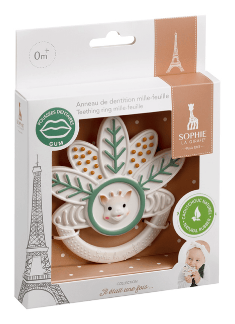 Sophie de Giraf Bijtring Blad koop je bij Babywinkel