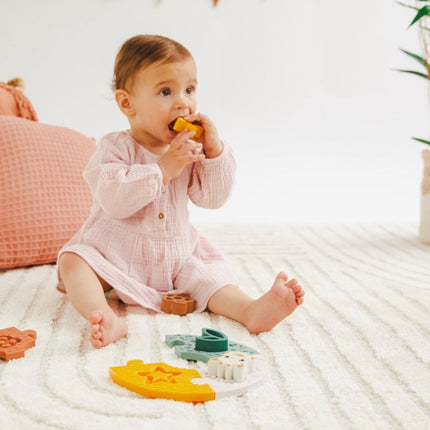 Sophie de Giraf Puzzel In Beige Geschenkdoos koop je bij Babywinkel