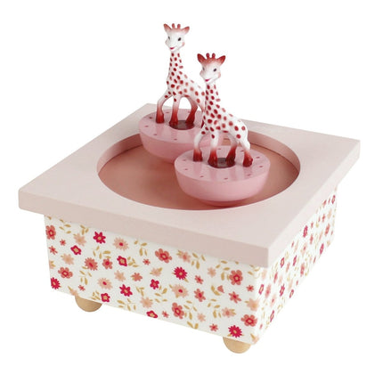 Sophie de Giraf Muziekdoosje Roze koop je bij Babywinkel