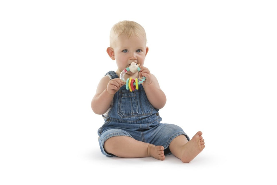 Sophie de Giraf Rammelaar Multi - Textuur koop je bij Babywinkel