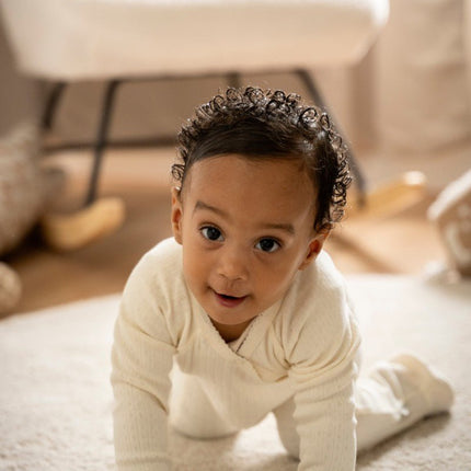 Speelbal oud roze/warm linen - 2 - pack koop je bij Babywinkel