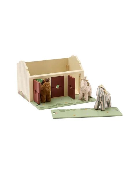 Stal met paarden koop je bij Babywinkel