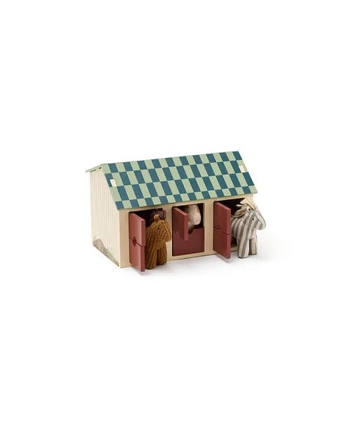 Stal met paarden koop je bij Babywinkel