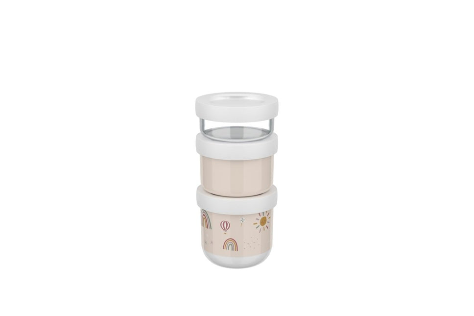 Mepal Opbergbakjes Mio Sunshine & Rainbow 3 - Delig koop je bij Babywinkel