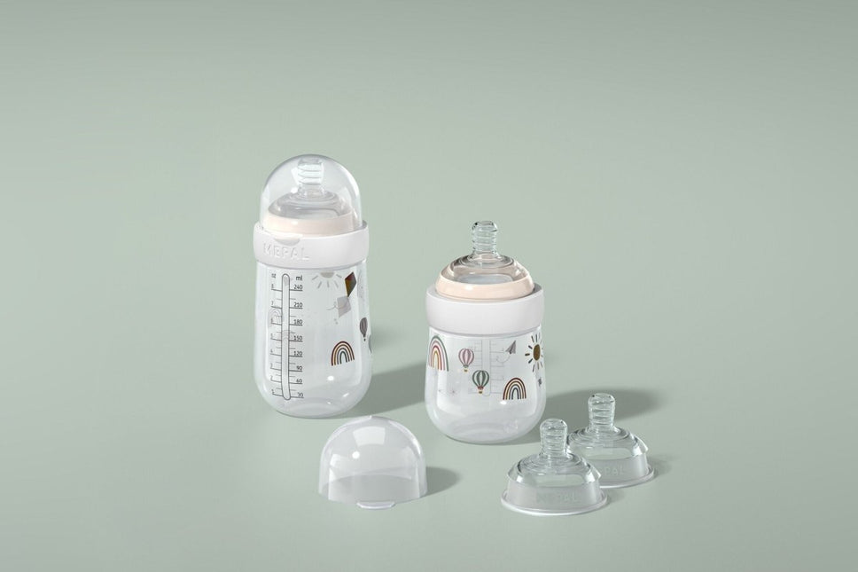 Mepal Flessenset Mio 4 Delig Sunshine & Rainbow koop je bij Babywinkel