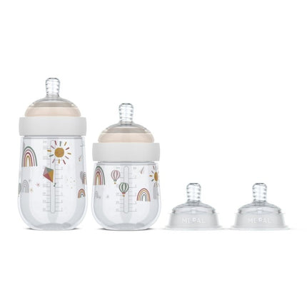 Mepal Flessenset Mio 4 Delig Sunshine & Rainbow koop je bij Babywinkel
