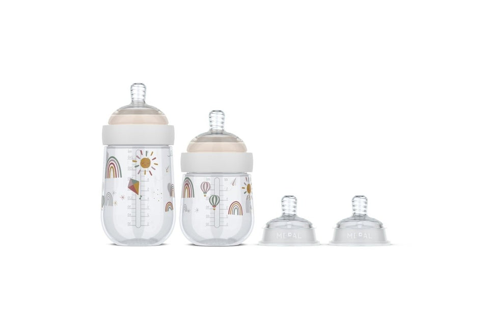 Mepal Flessenset Mio 4 Delig Sunshine & Rainbow koop je bij Babywinkel