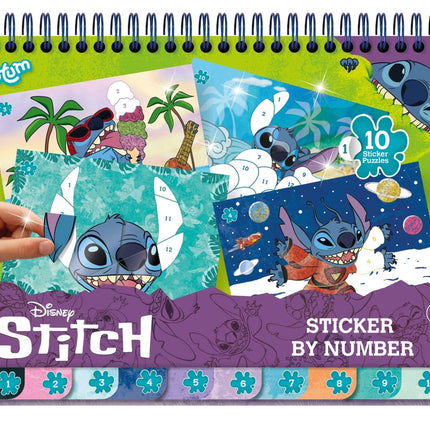 Stitch Knutsel Boek Nummer Stickeren koop je bij Babywinkel