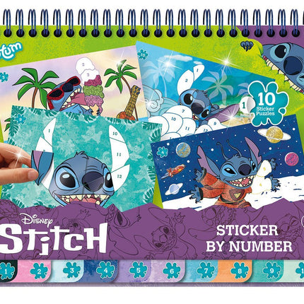 Stitch Knutsel Boek Nummer Stickeren koop je bij Babywinkel