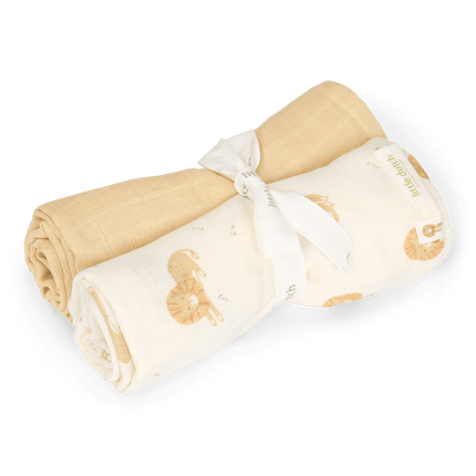 Little Dutch Hydrofila tygdukar Safari Leo, 2 st