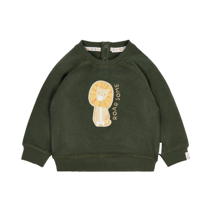 Little Dutch Baby Sweater Safari Deep Olive