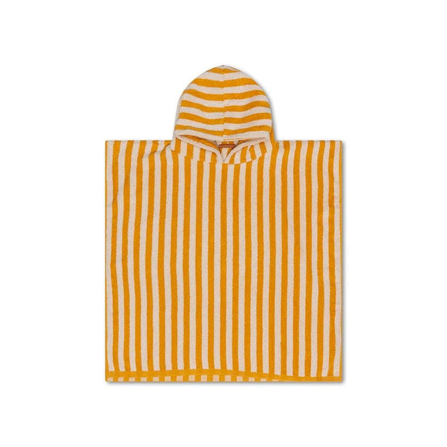 Swim Essentials Badcape Baby Luxe Beach Yellow Stiped koop je bij Babywinkel