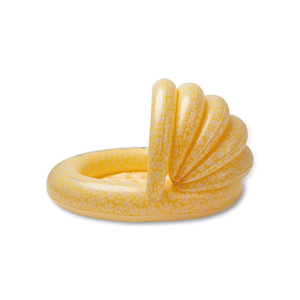 Swim Essentials Kinderzwembad – Yellow Florish met Overkapping koop je bij Babywinkel