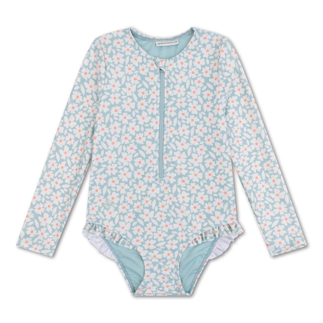 Swim Essentials Uv Zwempak Florish Green Rashguard Ruffle koop je bij Babywinkel