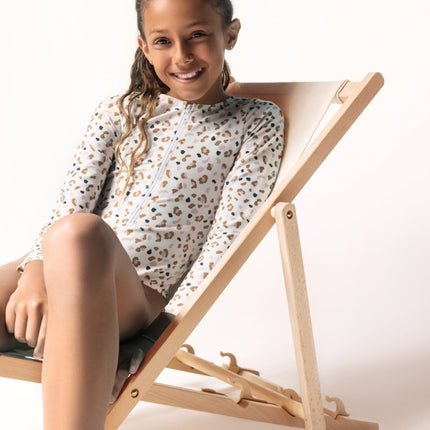 Swim Essentials Uv Zwempak Panterprint Off White Kahki koop je bij Babywinkel