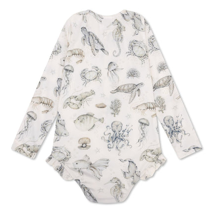 Swim Essentials Uv Zwempak Sea Life Rashguard Ruffle koop je bij Babywinkel