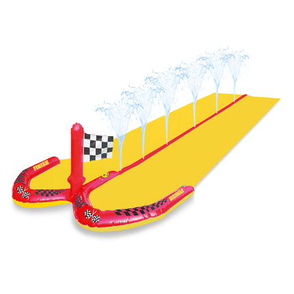 Swim Essentials Waterglijbaan Race Met Sproeiers 5,5M koop je bij Babywinkel