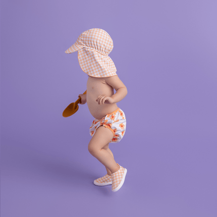 Swim Essentials Waterschoentjes Anti Slip Apricot Orange Lycra koop je bij Babywinkel