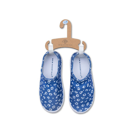Swim Essentials Waterschoentjes Anti Slip Blue Leopard Lycra koop je bij Babywinkel