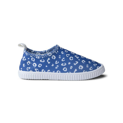 Swim Essentials Waterschoentjes Anti Slip Blue Leopard Lycra koop je bij Babywinkel