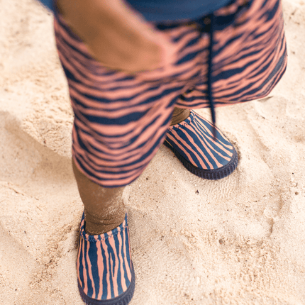 Swim Essentials Waterschoentjes Zebra Lycra Blauw koop je bij Babywinkel