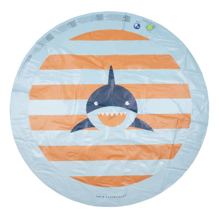 Swim Essentials Waterspeelmat Met Sproeiers Haai 1,5M koop je bij Babywinkel