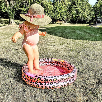Swim Essentials Zwembad Baby Panterprint Rose Goud 60Cm koop je bij Babywinkel