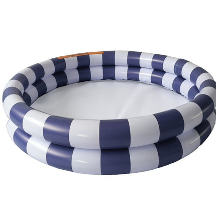 Swim Essentials Zwembad Blue White Stripes 100 Dia koop je bij Babywinkel